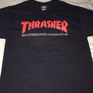 Red Logo Thrasher T-Shirt